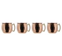 Lyngby Glas Moscow mule mini Shot glass 8 cl 4 pcs Copper/Steel