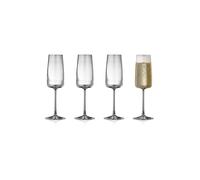 LYNGBY GLAS Set de 4 flûtes à champagne ZERO 30cl