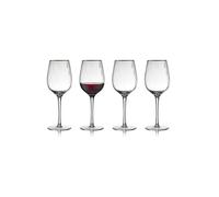 Lyngby Glas Verre à vin rouge Palermo Gold 40 cl. lot de 4 Transparent-or