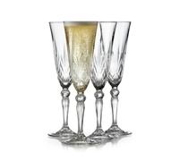 Lyngby Glas Verre à champagne Melodia 16 cl. lot de 4 Cristal