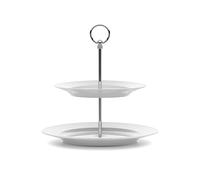 Lyngby Porcelæn Assiette à gâteau Rhombe Ø 27 cm blanc