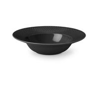 Lyngby Porcelæn Assiette creuse Rhombe Earth Ø24.5 cm Slate