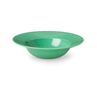 Lyngby Porcelæn Assiette creuse Rhombe vert 24.5 cm