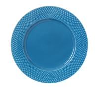 Lyngby Porcelæn Assiette Rhombe Ø27 cm Bleu
