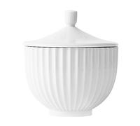 Lyngby Porcelæn Bonbonnière Ø14 cm Lyngby Décoration Polyvalente, blanc