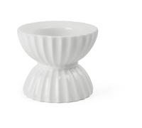 Lyngby Porcelæn Bougeoir pour bougie chauffe-plat Ø8 cm Lyngby Tura Blanc