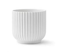 Lyngby Porcelæn Cache-pot petit Lyngby style Bauhaus design intemporel, blanc