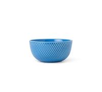 Lyngby Porcelæn Coupe Ø13 cm Rhombe Color Mix & Match en porcelaine, bleu clair
