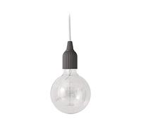 Lyngby Porcelæn Fitting #01 H8.7 cm Lyngby en porcelaine fabriquée à la main, gris