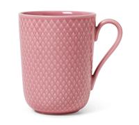 Lyngby Porcelæn Tasse avec poignée Rhombe 33 cl Rose