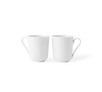 Lyngby Porcelæn Tasses Rhombe 33 cl lot de 2 blanc