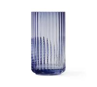 Lyngby Porcelæn Vase Lyngby midnight blue. 15.5 cm