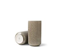 Lyngby Porcelæn Vase Radiance H20.5 cm Lyngby stries classiques, gris