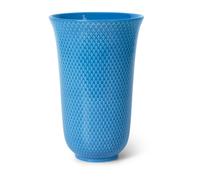 Lyngby Porcelæn Vase Rhombe 20 cm Bleu