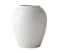 Lyngby Porcelæn Vase Rhombe Ø21.5 cm Blanc
