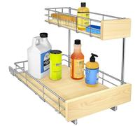 Lynk Professional® Select™ Organiseur Coulissant sous évier 29,2 cm de Large x 45,7 cm de Profondeur pour armoires de Cuisine - Étagères coulissantes pour Garde-Manger - Étagère déroulante pour