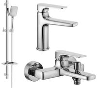 Lynx DQ62 Mélangeur lavabo et baignoire avec accessoires, chrome (745903DQ62-00)
