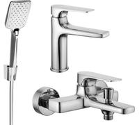 Lynx R62 SET Mélangeur lavabo et baignoire avec accessoires, chromé (745903R62-00)
