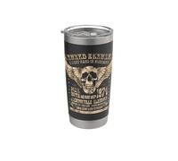 Lynyrd Skynyrd Sweet Home Alabama 74 Rock Festival Biker Années 70 Gobelet isotherme en acier inoxydable double paroi
