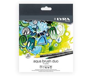 LYRA Aqua Brush Duo - Etui 36 feutres double pointe
