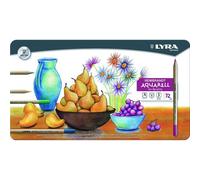 Lyra - Coffret Métal De 72 Crayons De Couleur Aquarellables Rembrandt, Couleurs Assorties
