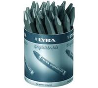 Lyra Crayons de graphite, dureté 6B, non solubles Assortis/non soluble dans l'eau set of 24 coloris assortis G
