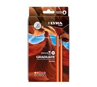 LYRA Graduate Fineliner - Boîte métal 10 feutres fins