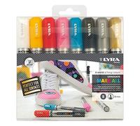 LYRA Graduate Mark All 2 mm -Etui 8 marqueurs couleurs assorties