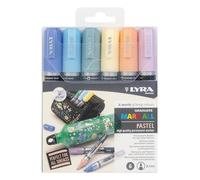 LYRA Graduate Marl All 2mm - Etui 6 marqueurs pastel | Assortiment