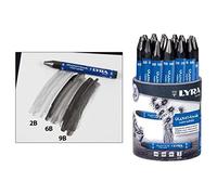LYRA Graphite - Pot 24 pastels graphite aquarellables graduations assorties