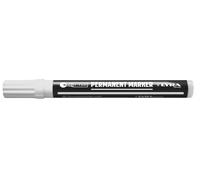 LYRA L4050001-1, LYRA Marqueur permanent Blanc 2-4 mm, pour marquage professionnel sur surfaces lisses et rugueuses, 1 pièce