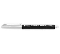 LYRA L4060001 Lot de 10 marqueurs permanents blancs 1 mm pour marquage professionnel sur surfaces lisses et rugueuses