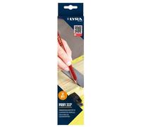 LYRA L4332101 Lot de 12 crayons de charpentier ovales de 24 cm de long pour marqueur sur bois