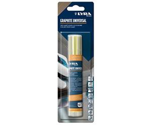 LYRA L4478003 Dry GIANT Lot de 12 mines de rechange remplies de mine graphite et de 2 feuilles de papier taille-crayon pour presque toutes les surfaces, sous blister