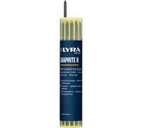 Mines de rechange en étui - 12 mines graphite H - Lyra Dry LYRA
