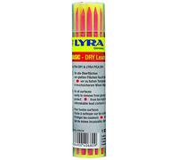 Lyra Lot de 12 mines de crayon rouge pour toutes les surfaces - Couleur effaçable - 4490018