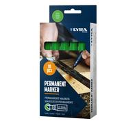 Lot de 10 Marqueurs permanents 2-6mm Vert LYRA