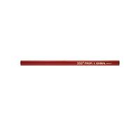 Lyra LYRA L4332113 333® Crayon de charpentier ovale pointu 24 cm de long Idéal pour marquer sur bois Présentoir de 100 crayons