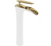 Lyra mitigeur de lavabo, haut, blanc/or (745310-25)