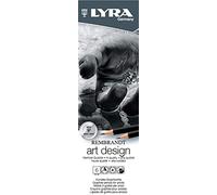 LYRA Rembrandt Art Design - Boîte métal 6 crayons graphite