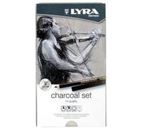 Lyra Rembrandt - Charcoal Set de Fusains Et Accessoires en Boîte Métal de 12 Pièces