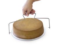 Lily Cook - Lyre à gâteau KP5176 en inox 33×13,9×0,5cm Coupes nettes pour génoises et gâteaux Argent