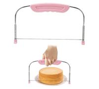 Lyre à Génoise Inox Réglable - Coupe-Gâteau/Pâtisserie - Outil de Cuisson Professionnel - Découpe Gateau QIEDOVIEY