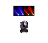Lyre Beam Wash LED 50W - POWER - 50W RING - Anneau RGBW - 12 Leds SMD 5050 - Noir
