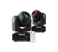 Lyre Spot LED BeamZ Panther 25 - 12W - Pack de 2