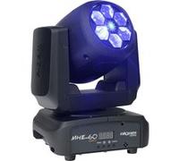 Lyre WASH LED 6 x 15W RGBW - Laser Vert 200mW Algam Lighting LAL MHE60 Noir