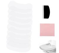 Lyreh 9pcs Autocollants Ventouses pour Stokke Tripp Trapp Plateau, Forme Cacahuète Autocollant Ventouse pour Plateau Set de Table Adhésif for Chaise Haute Bols Assiettes et Jouets Fixation