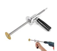 Lyreh Coupe-Tube Intérieur en PVC, Acier Inoxydable Coupe-Tuyau Plastique avec Molette et Poignée Profondeur de Coupe Réglable de 17,78cm Convient Aux Tuyaux en PVC 3,81-20,32cm