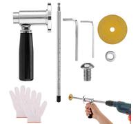 Lyreh Coupe-Tube Intérieur pour Tuyaux en PVC, Ensemble d'Outils de Coupe de Tuyaux Plastique en Acier Inoxydable avec Jauge Profondeur Réglable pour Tuyau PVC 3,81-20,32cm