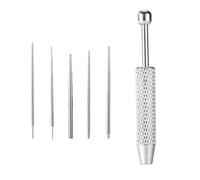 Lyreh Piercing Taper Ball Grabber Tool, Acier Inoxydable Pince à Griffes en Diamant Outil de Préhension pour Bijoutier 16G 18G Tige d'Insertion Plate Sans Filetage pour Oreilles Nez Lèvres